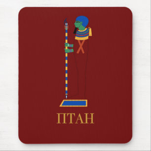 PTAH EGYPTIAN GOD MOUSE MAT