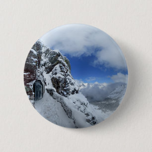 Ptarmigan Pass Tunnel North-Glacier National Park 6 Cm Round Badge