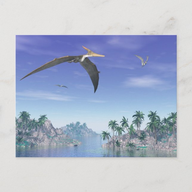 Pteranodon birds  - 3D render Postcard (Front)