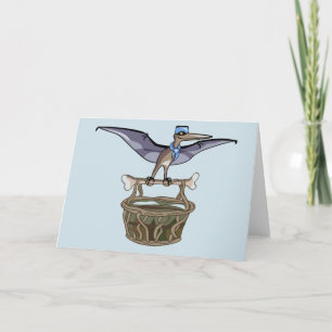 Pteranodon Carrying A Basket Card
