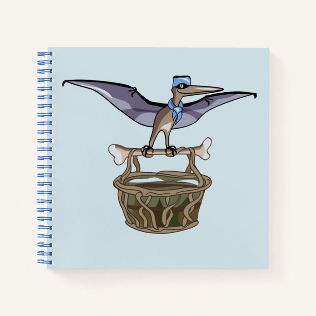 Pteranodon Carrying A Basket Notebook (Front)