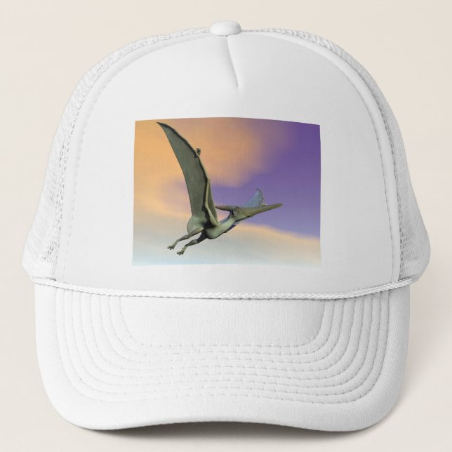 Pteranodon dinosaur flying - 3D render Trucker Hat (Front)