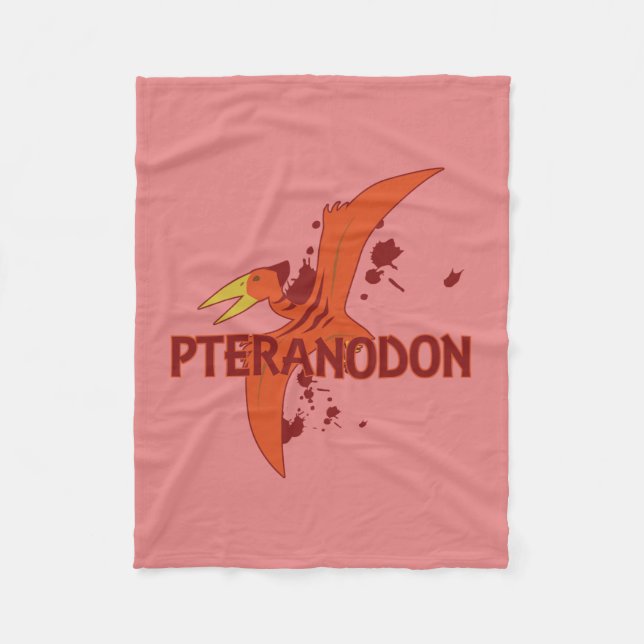 Pteranodon Fleece Blanket (Front)