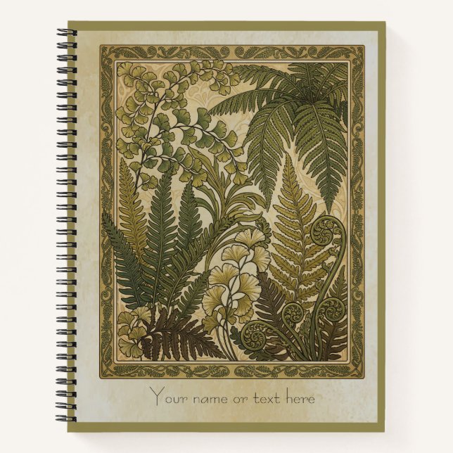 Pteridomania: The Ancient Fern Botanical Notebook (Front)