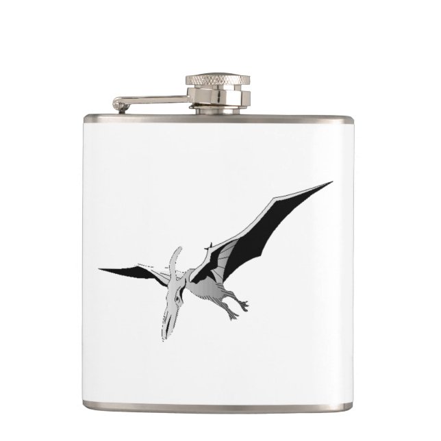 Pterodactyl Hip Flask (Front)