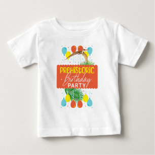 Pterodactyl Prehistoric Birthday Party Baby T-Shirt