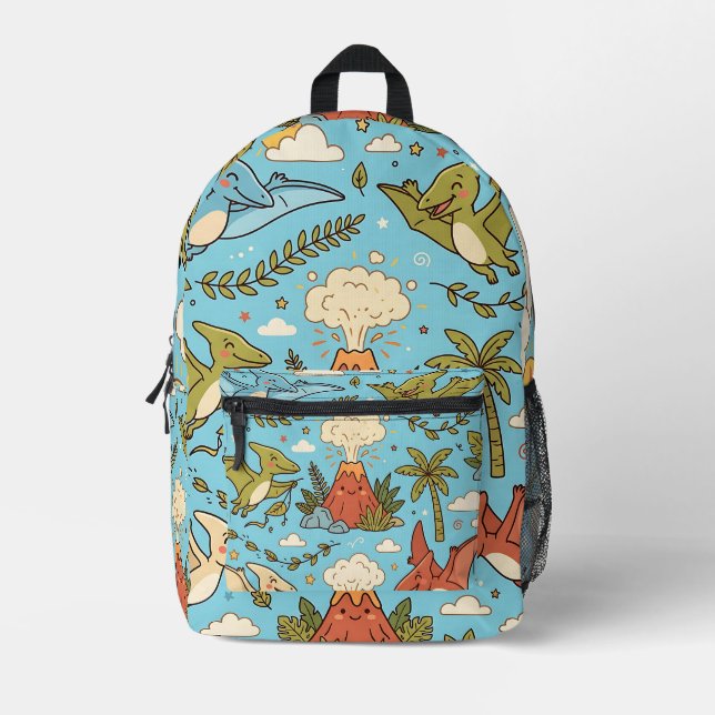 Pterodactyl Sky Dinosaur Backpack (Front)
