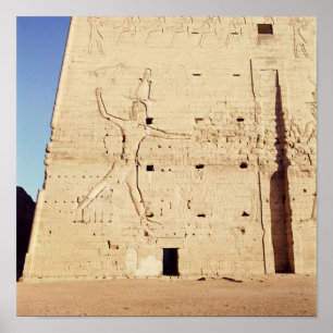 Ptolemy XII  smiting his enemies Poster