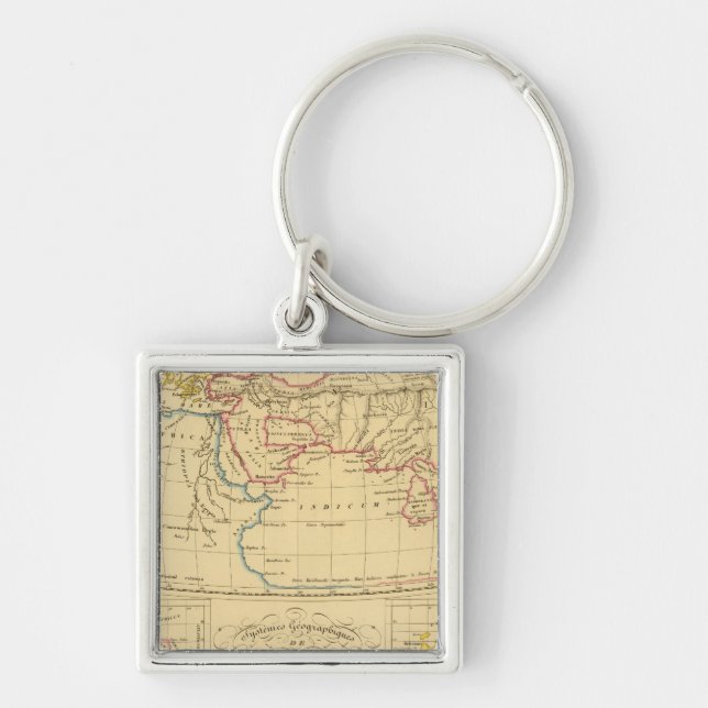 Ptolemy's Geography Key Ring (Front)