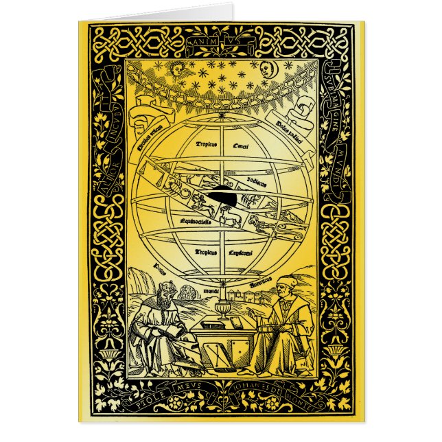 Ptolemy's System by Johanes de Monte Regio 1543 (Front)