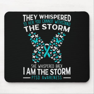 Ptsd Awareness Butterfly Posttraumatic Stress Diso Mouse Pad
