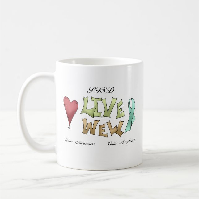 PTSD Awareness Coffee Mug (Left)