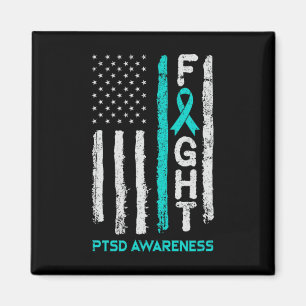 Ptsd Awareness Fight Supporters Mental Health Advo Magnet