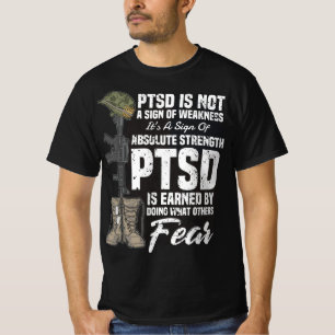PTSD Awareness Gifts Mental Wounds Seek Post Traum T-Shirt