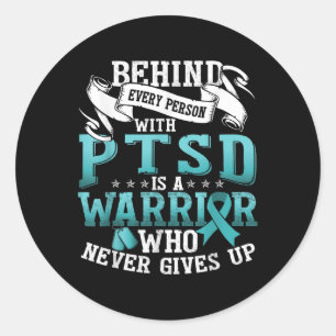 Ptsd Awareness Month _ Posttraumatic Stress Disord Classic Round Sticker