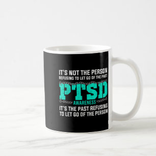 Ptsd Awareness Teal Ribbon Post Traumatic Stress Coffee Mug