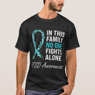 PTSD Awareness Teal Ribbon  T-Shirt
