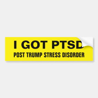 PTSD BUMPER STICKER