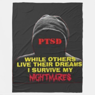PTSD FLEECE BLANKET