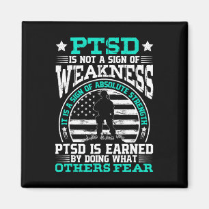 Ptsd Mental Health Awareness Veteran Trauma Surviv Magnet