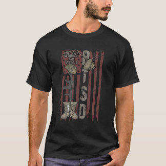 Ptsd Not All Wounds Are Visible July 4Th Veterans T-Shirt
