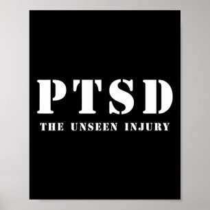 Ptsd Post Traumatic Stress Disorder - 22 Ptsd Awar Poster