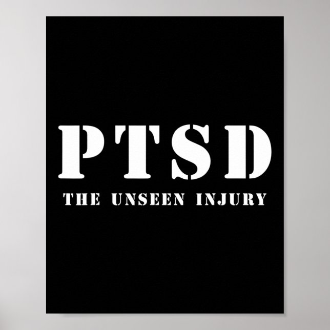 Ptsd Post Traumatic Stress Disorder - 22 Ptsd Awar Poster (Front)