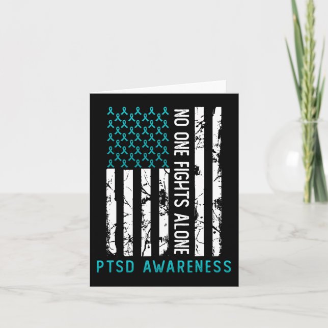 Ptsd Post Traumatic Stress Disorder Awareness Supp Card (Front)