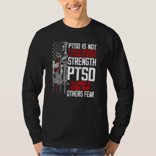 Ptsd Post Traumatic Stress Disorder Strength Aware T-Shirt