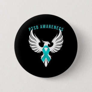 Ptsd Posttraumatic Stress Disorder Awareness Gift 6 Cm Round Badge