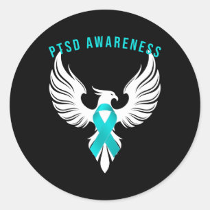Ptsd Posttraumatic Stress Disorder Awareness Gift Classic Round Sticker