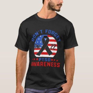 Ptsd Suicide Awareness American Veteran Soldier 22 T-Shirt