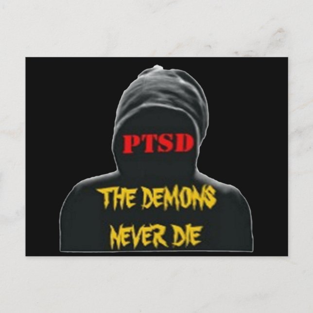 PTSD: THE DEMONS NEVER DIE POSTCARD (Front)