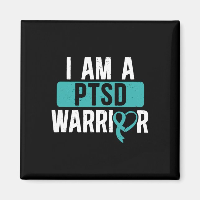 Ptsd Warrior Post Traumatic Stress Disorder Awaren Magnet (Front)