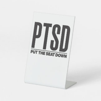 PTSDSign Pedestal Sign