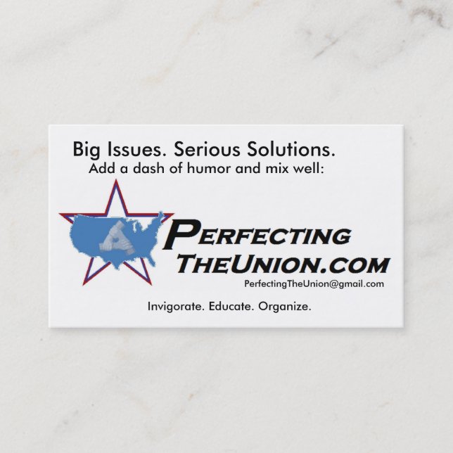 PTU Logo Business Card (Front)