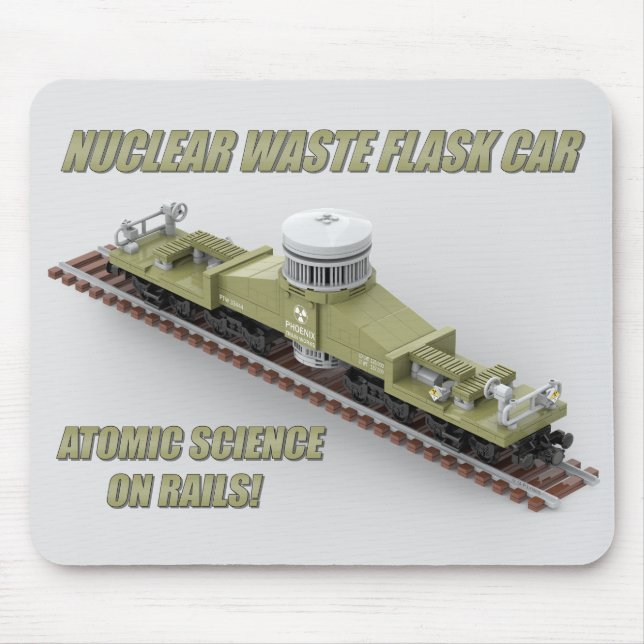 PTW American Nuclear Waste Flask Car Mouse Pad (Front)