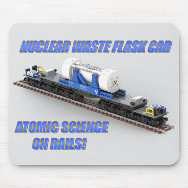 PTW Modern American Nuclear Waste Flask Car Mouse Pad (Front)