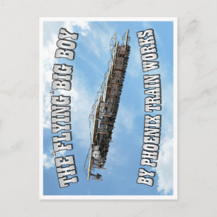 PTW The "Flying" Big Boy Postcard