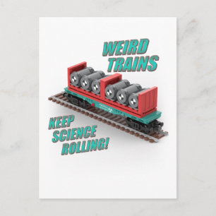 PTW Uranium Oxide Train Car Postcard