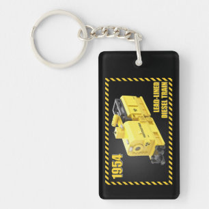 PTW Vintage Lead Lined Locomotive Key Ring