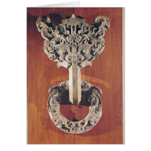 P'u shou' door knocker with a taotie design
