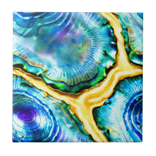 Puau shell seamless repeating seashell pattern ceramic tile