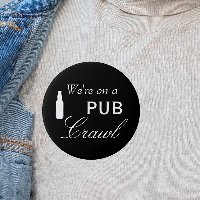Pub Crawl Beer Day Drinking 7.5 Cm Round Badge (Creator Uploaded)