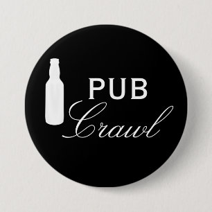 Pub Crawl Beer Day Drinking 7.5 Cm Round Badge