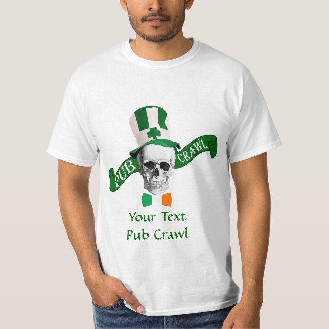 Pub crawl  St Patrick's day T-Shirt (Front)