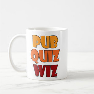 Pub Quiz Wiz Funny Trivia Challenge Design Coffee Mug
