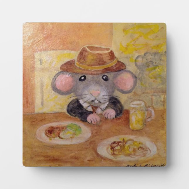 pub Rat Plaque (Front)