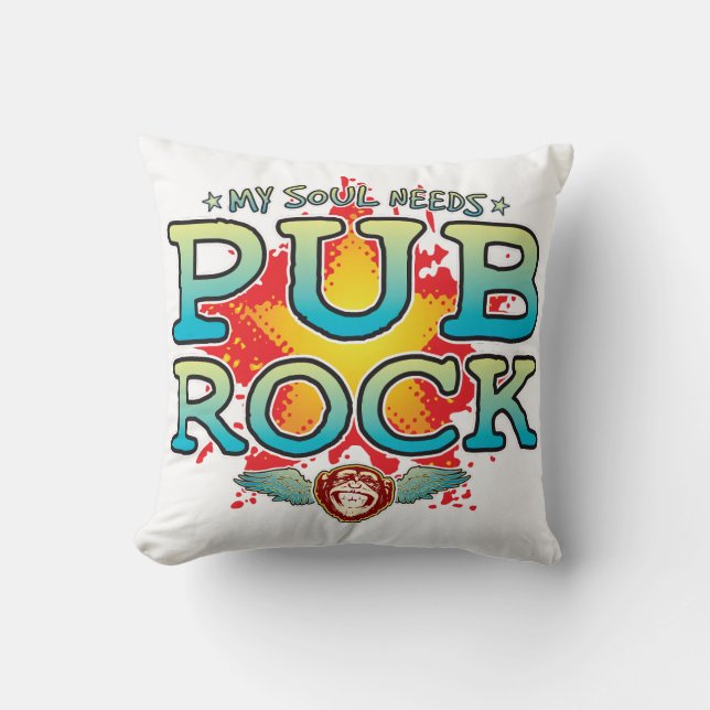 Pub Rock Soul Cushion (Front)