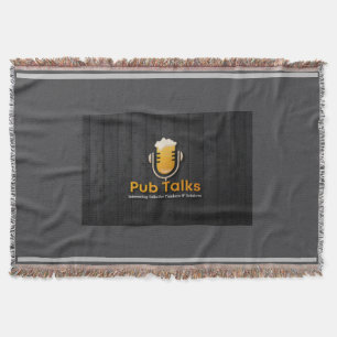 Pub Talks Throw Blanket